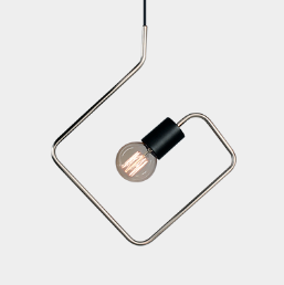 COLGANTE ROMBO 1L NEGRO